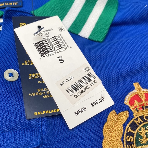 Ralph Lauren Slim Fit Embroidered Polo Piqué Shirt - Picture 8 of 8